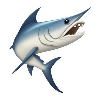 A swordfish emoji sticker