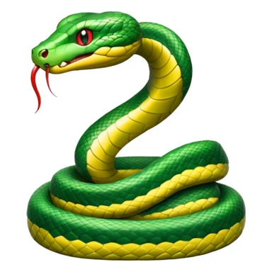 snake crawling  sticker