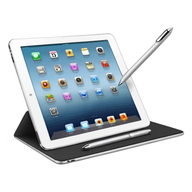 ipad and apple pen sticker