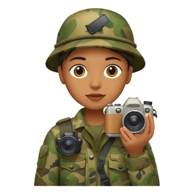 
wildlife photographer, camouflage clothe sticker