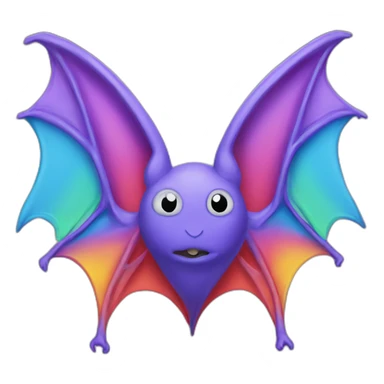 Puzzle Bat alas colours autism parts sticker