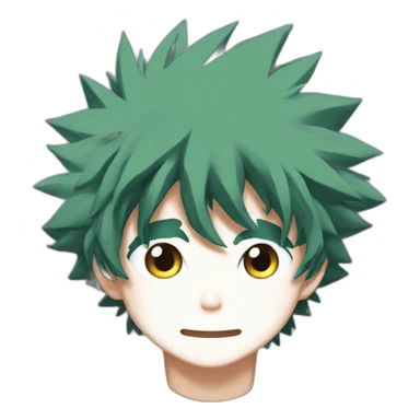 Izuku Midoriya from My hero academia sticker