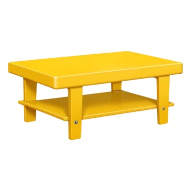 yellow coffe table
 sticker