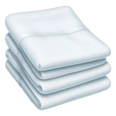 clean surgical gauze sticker