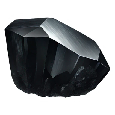 black tourmaline crystal  sticker