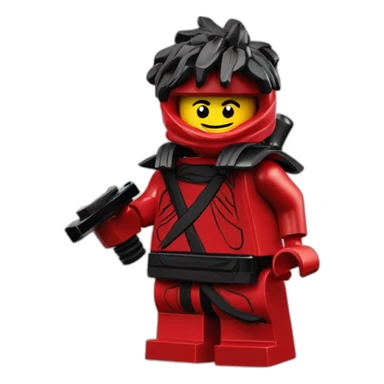 Lego ninjago Red sticker