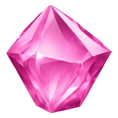 pink crystal sticker