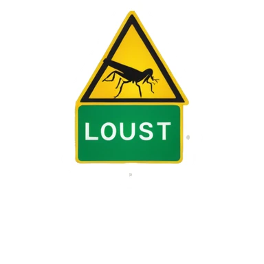 Street sign that says “locust” sticker
