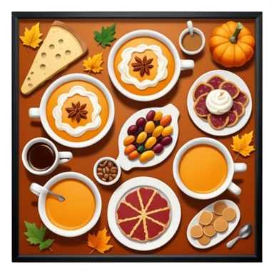 autumn brunch sticker