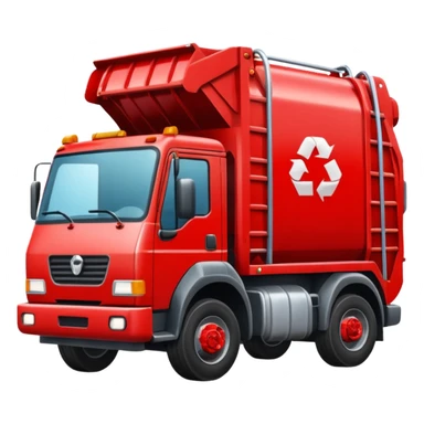 garbage truck italy sticker