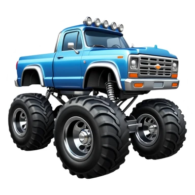 Monster truck sticker