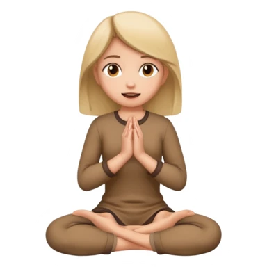 Girl on knees with hands out begging sticker