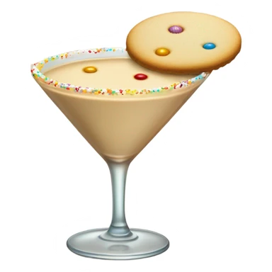 Sugar cookie martini sticker