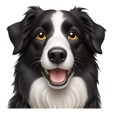 Border collie dog sticker