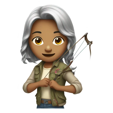 Im just a girl bow sticker