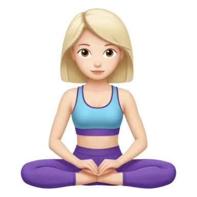 girl pilates sticker