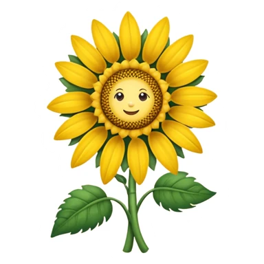 Chupeta amarela com um girassol  sticker