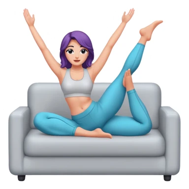 kylie janner in yoga pants on couch sticker