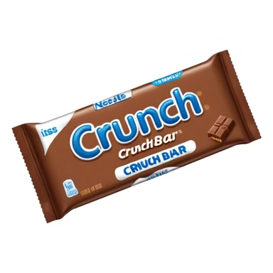 Nestle crunch bar emoji sticker