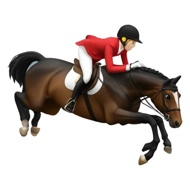 Showjumping sticker