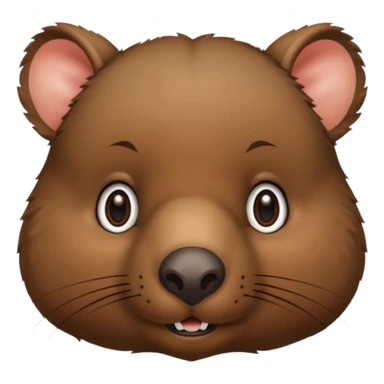 Wombat’s face sticker