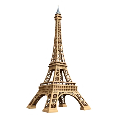 en forme de tour eiffel sticker