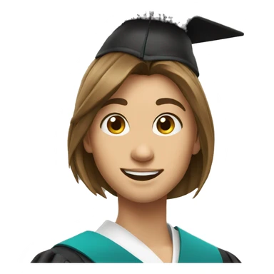 celebratory graduate sticker