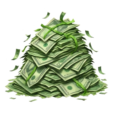 Shreading money sticker