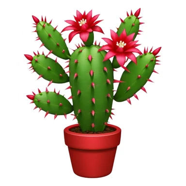 christmas cactus  sticker