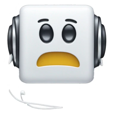 ipod with earbuds sticker