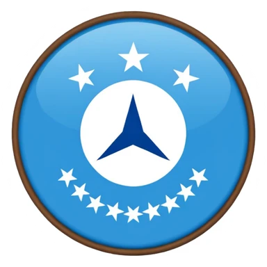 This is the flag of the Italian football club SSC Napoli. It features a large white letter “N” in the center, set against a blue circle, with a lighter blue background. Are you interested in knowing more about the team, its history, or something else related to this flag?
Emoji maker sticker