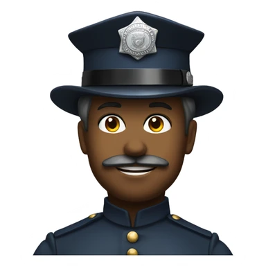 Victorian era police officer sticker