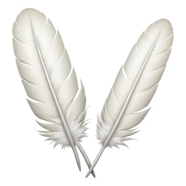 bundle of feathers sticker