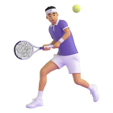 Hugo Dellien as a tennis player sticker