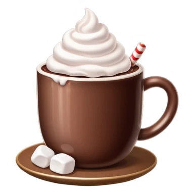 cocoa with marshmallows sticker