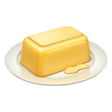 Big Butter on the white plate  sticker