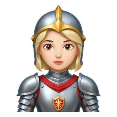 women knight sticker