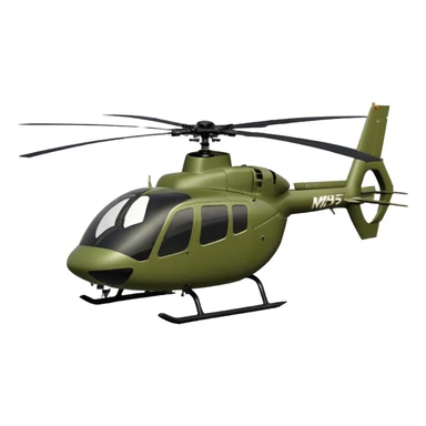 MD 500 - MD Helicopters (Model Year: 2021) (Iconic colour: Olive green) sticker