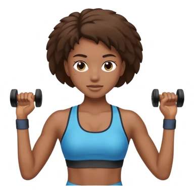 weights gym sticker