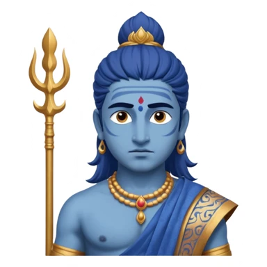 Arjun with Krishna in Mahabharata battle ground  sticker
