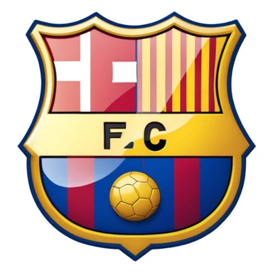Logotipo de fc barcelona sticker