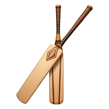 I need a cricket bat as emoji which I can paste with text sticker
