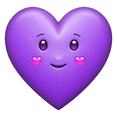 Purple Heart with the letters Riley in the middle  sticker