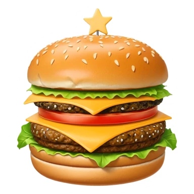 Kapibara burger sticker