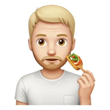 hungry man

 sticker