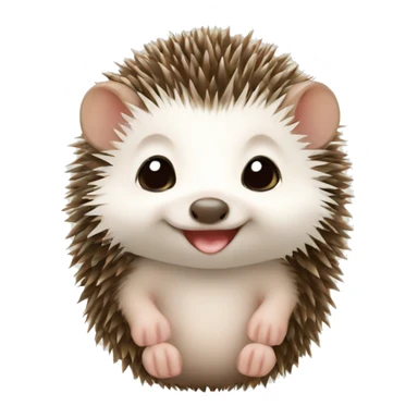 newborn baby hedgehog sticker