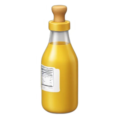 Mustard bottle IT sticker