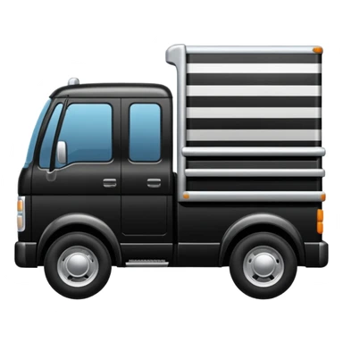 Adidas white stripes black truck sticker