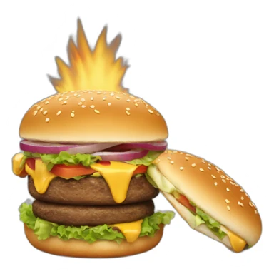 cannon-firing-burger sticker