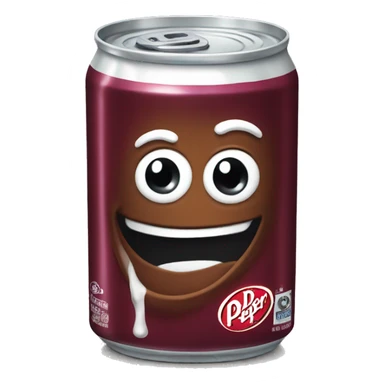 A can of Dr pepper sticker